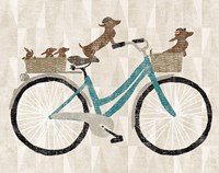 Doxie Ride ver II Fine Art Print