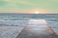 Sunrise Dock Fine Art Print