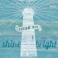 Drift Lighthouse Framed Print