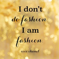 Fashion Quotes III Fine Art Print