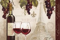 Wine in Paris II Fine Art Print