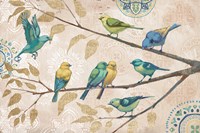 Fly Away I With Suzani Fine Art Print