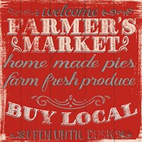 Farmers Market X Framed Print