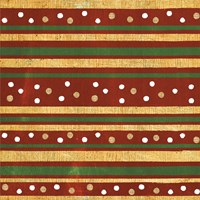 Santas List Pattern XI Fine Art Print