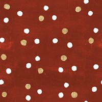 Santas List Pattern V Fine Art Print