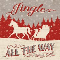 Holiday in the Woods I Fine Art Print