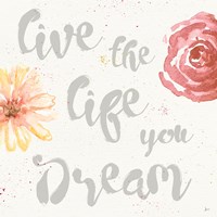 Paris Blooms VII Square Fine Art Print