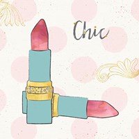 Fashion Blooms III Blue Fine Art Print