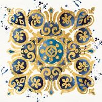 Little Jewels III Blue Framed Print