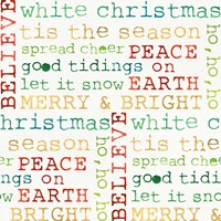 Trimming the Tree Pattern II Fine Art Print