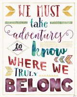 Lost in Words II Framed Print