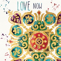 Little Jewels Words III Framed Print