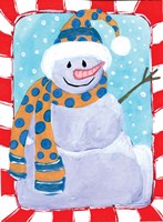 Happy Snowman I Fine Art Print