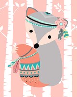 Tribal Fox Girl I Fine Art Print