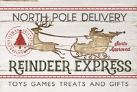 Reindeer Express Fine Art Print