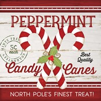 Candy Canes Framed Print