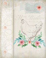 French Spring Chicken Framed Print