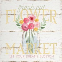 Flower Market Fine Art Print