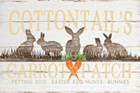Cottontail's Carrot Patch Fine Art Print
