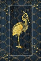 Gold Bird Framed Print