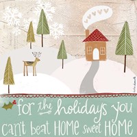 Home Sweet Home for the Holidays Fine Art Print