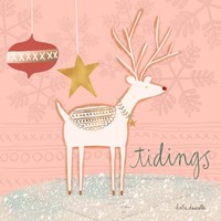 Reindeer Tidings Fine Art Print