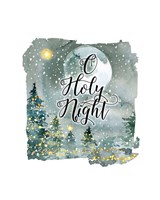 O Holy Night Watercolor Fine Art Print