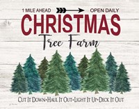 Deck It Out Christmas Tree Farm Fine Art Print