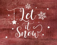 Let It Snow Fine Art Print