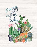 Crazy Cactus Lady Fine Art Print