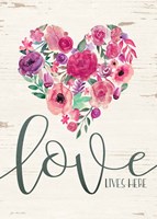 Love Lives Here Fine Art Print