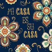 La Vida Loca III Blue Fine Art Print