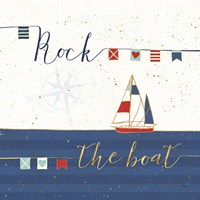 Underlined Nautical II Framed Print