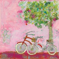 Pink Bicycles Fine Art Print