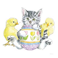 Easter Kitties V Framed Print