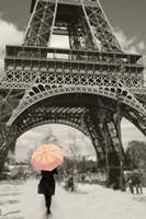 Paris in the Rain II Fine Art Print