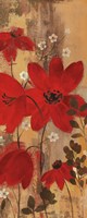 Floral Symphony Red II Framed Print