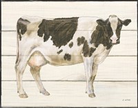 Country Cow VII Framed Print