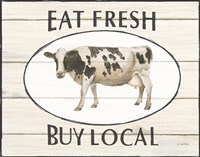 Country Cow V Fine Art Print