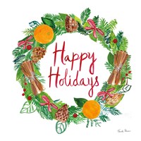Holiday Wreath II Fine Art Print