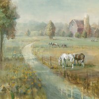 Tranquil Farm Crop Fine Art Print