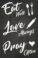 Eat Well Fine Art Print