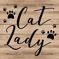 Cat Lady Fine Art Print