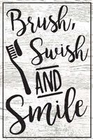 Brush, Swish, Smile Fine Art Print