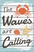 The Waves are Calling Framed Print
