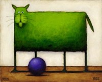 Green Trouble I Fine Art Print