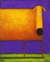 Orange Dog I Fine Art Print