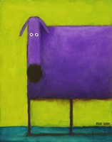 Purple Dog I Fine Art Print