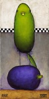Eggplant Bird Fine Art Print