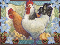 The Barnyard Brood Fine Art Print